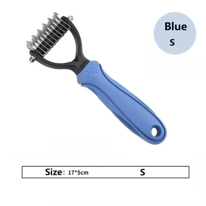 Cepillo para eliminar el pelo muerto de mascotas, peine para perros y gatos, cepillo para el aseo de perros, suministros para la muda de pelo, cepillo para cachorros de pelo corto, peine para perros grandes