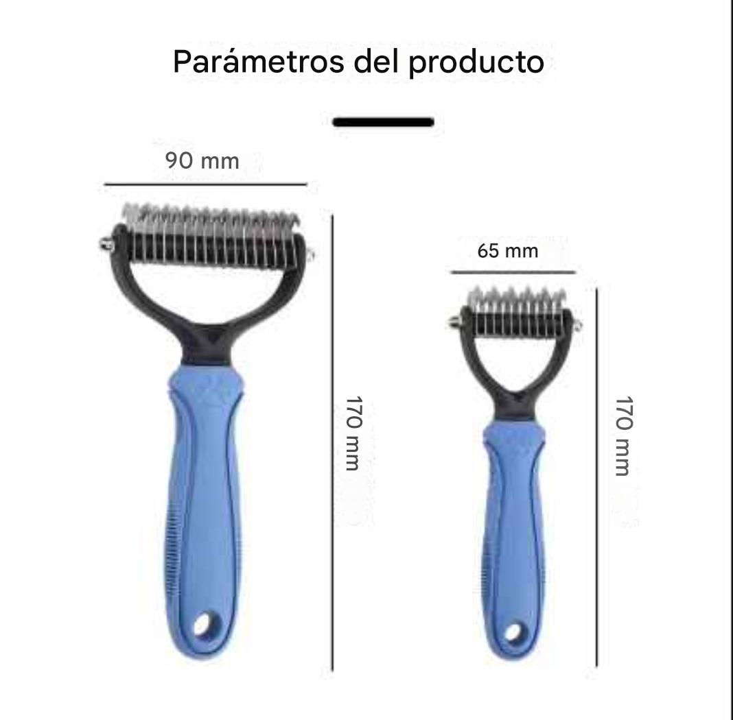 Cepillo para eliminar el pelo muerto de mascotas, peine para perros y gatos