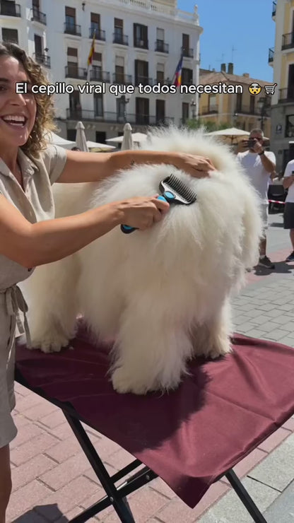 Cepillo para eliminar el pelo muerto de mascotas, peine para perros y gatos